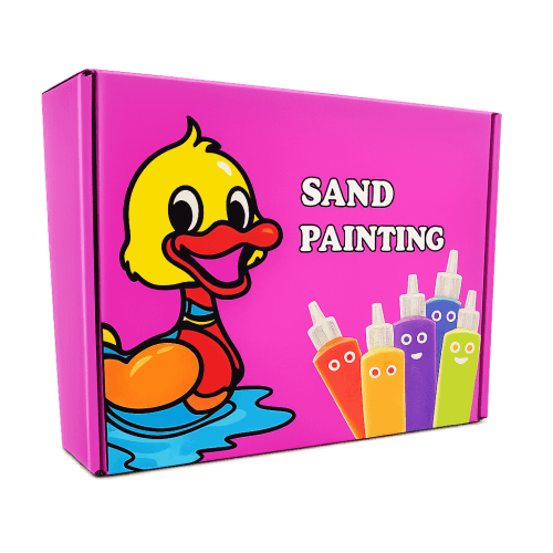 لوحة التلوين بالرمل للأطفال ١٢ صورة بناتي الأميرات