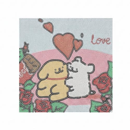 لوحة رسم بالفصوص الماسية للأطفال حجم 29.5*29.5