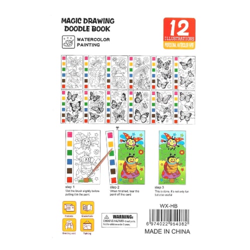 دفتر تلوين حجم صغير الوان داخلية عدة اشكال