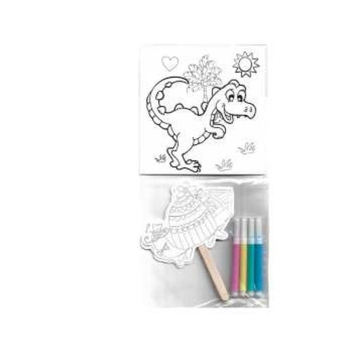 لعبة تلوين للاطفال صورة صغيرة مع 2 الواح خشبية صغي...