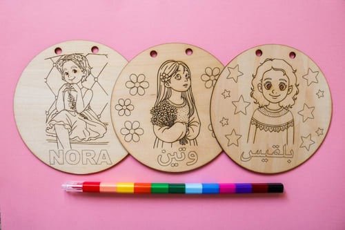 لوحة تلوين تصميم حسب الطلب