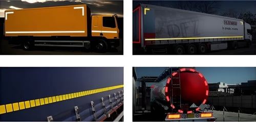 شريط SASO - لاصق عاكس فحص للسيارات - 25 متر