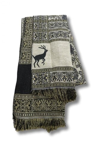 شال ابو غزال غامق - متعدد الألوان