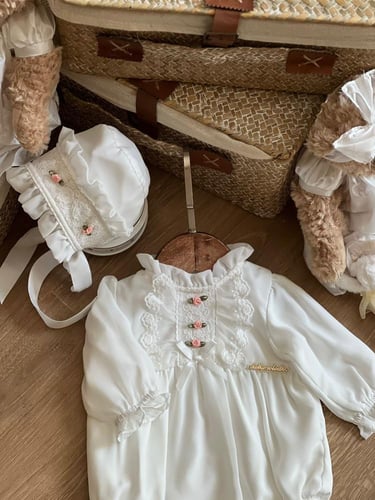 افرول بناتي مع القبعة 0-3