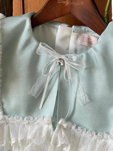 فستان تيفاني من 4 الى 10 سنوات بدون ملحقات