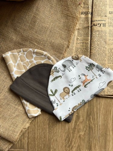 طقم ثلاث قبعات