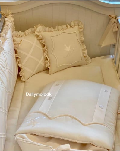 حواجز بدون السرير بيج فاتح محايد / 10 قطع/ 3 قياسا...