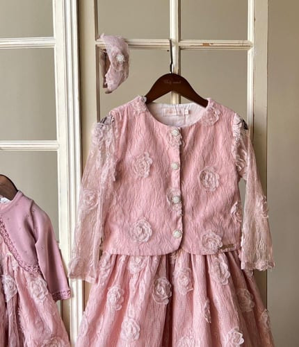 فستان مع جاكيت من 9 الى 16 سنة