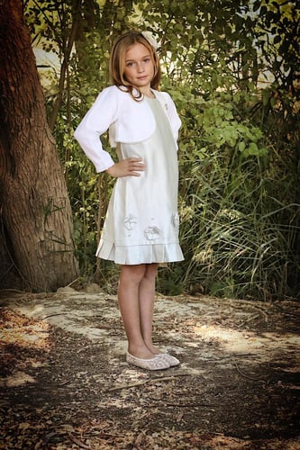 فستان مع جاكيت 2-10 سنوات