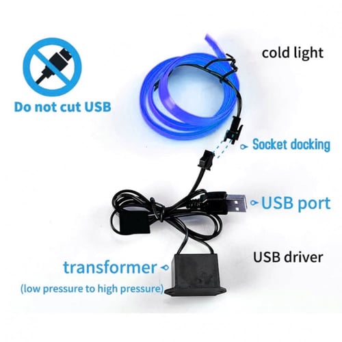 شريط إضاءة LED - أزرق