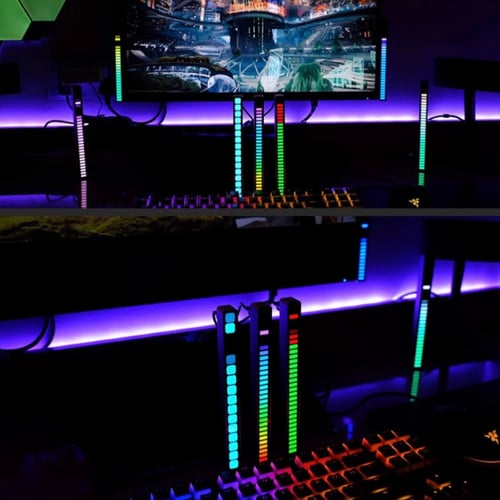 أضواء بالتحكم الصوتي