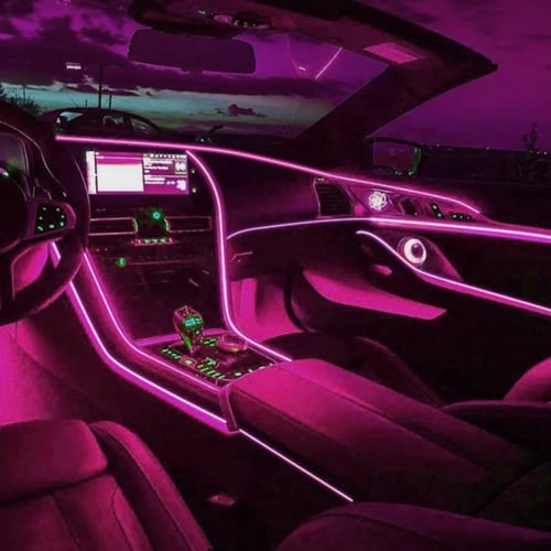 شريط إضاءة LED - وردي