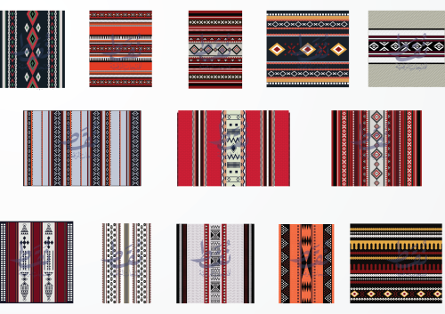 فيكتور مجموعة منوعة من نقش السدو السعودي من التراث...