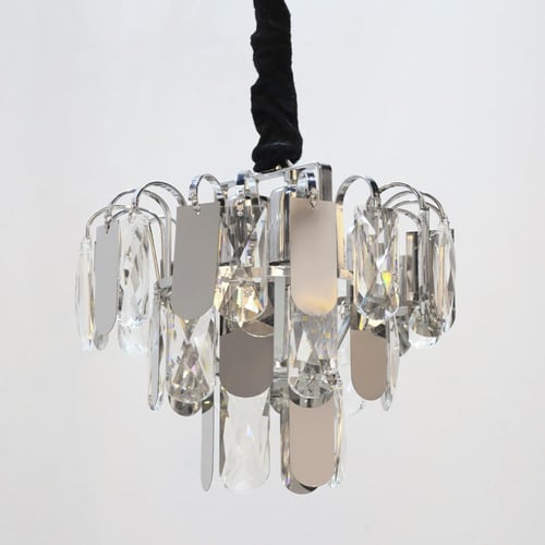 ثريا فضي بقطع صفائح لامعة صغير حجم 20