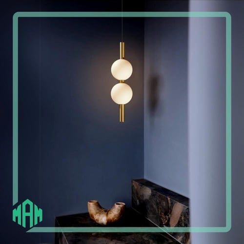 اضاءة عصرية ذهبي لامع بتصميم أنيق وجذاب