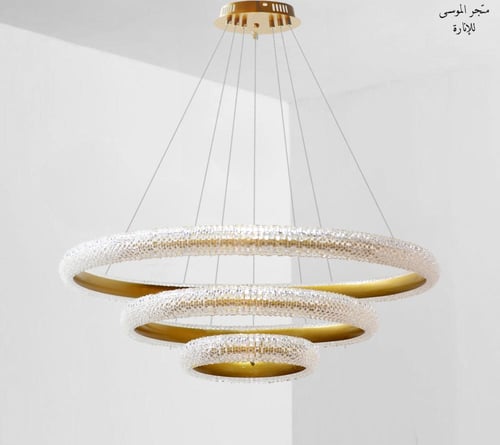 علاقي ليد ذهبي بتصميم حصري ليتناسق مع ديكورك