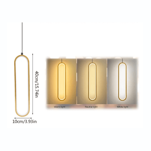 انارة علاقي ذهبي بــ3 اضاءة