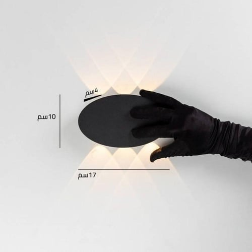 ابليك جداري خارجي 6 عدسات بجهتين