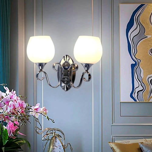 ابليك جداري مودرن كلاسيك فضي لامع