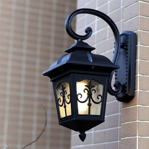 فانوس جداري خارجي - اسود