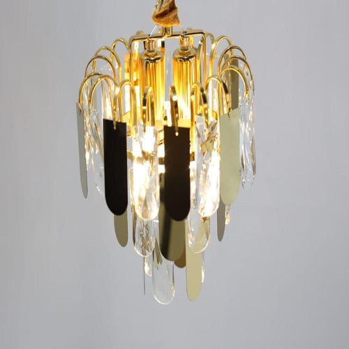 ثريا ذهبي بقطع صفائح لامعة صغير حجم 20