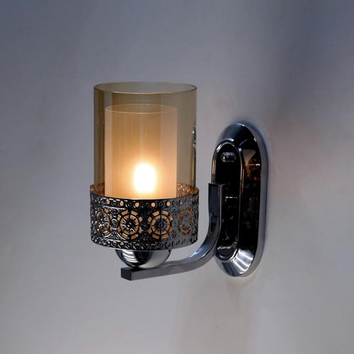 انارة جدارية ستايل كلاسيكي فضي