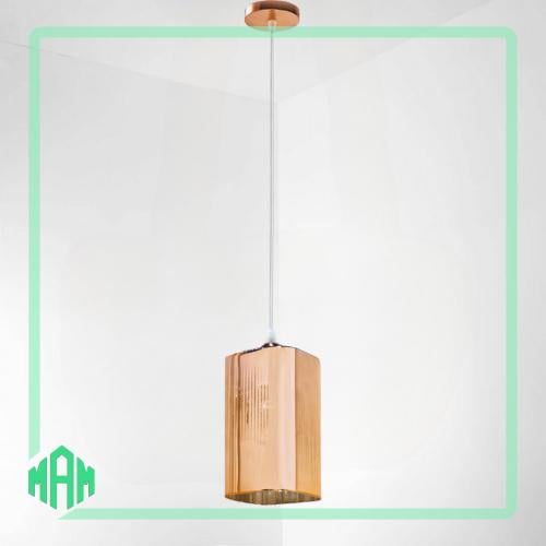 اضاءة علاقي 3D مفرد انيق جديد بلون عسلي عصري