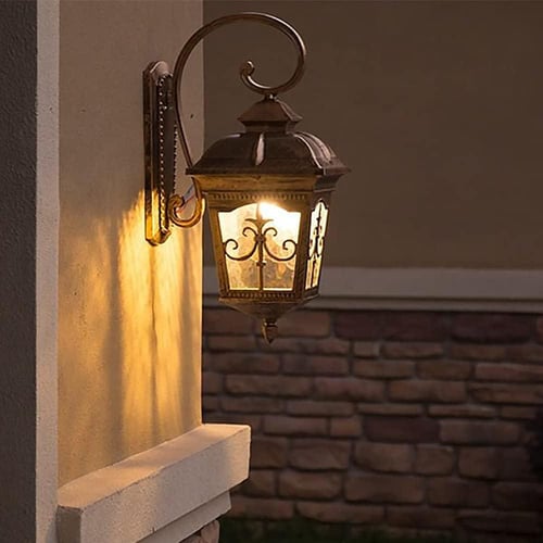 فانوس جداري خارجي - اسود