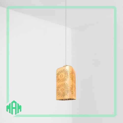 انارة علاقي مفرد 3D عصري وحديث بالون عسلي لامع لتن...