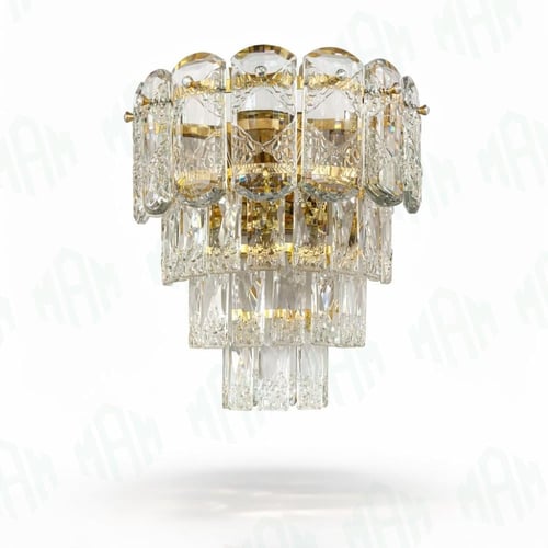 ابليك جداري كريستال شفاف