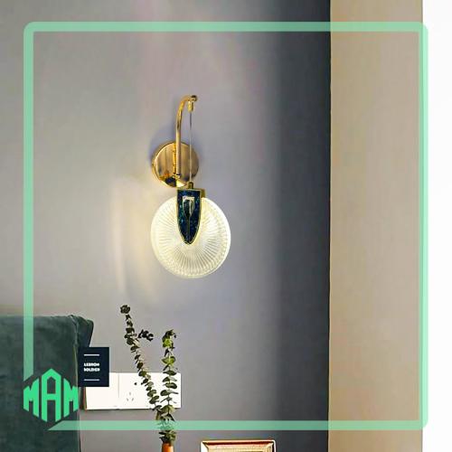 ابليك جدارية الذهبي لامع بــثلاث اضاءة