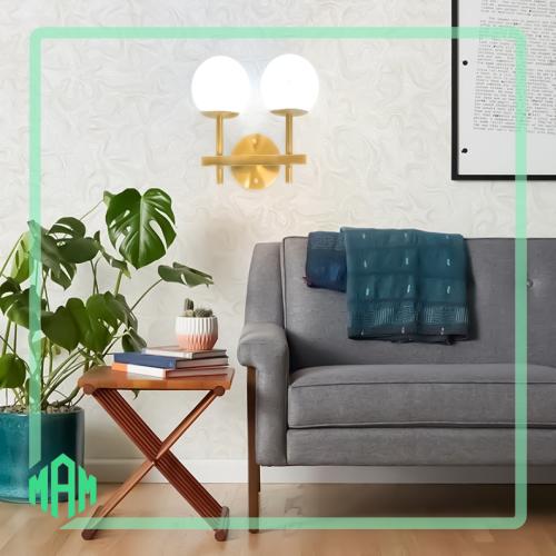 اضاءة جداري مودرن ذهبي