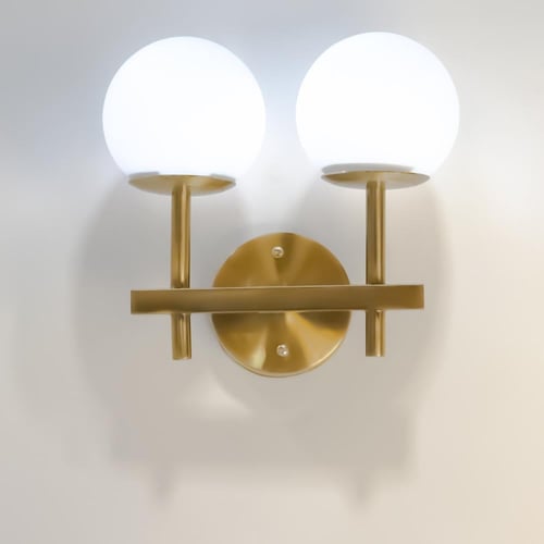 اضاءة جداري مودرن ذهبي