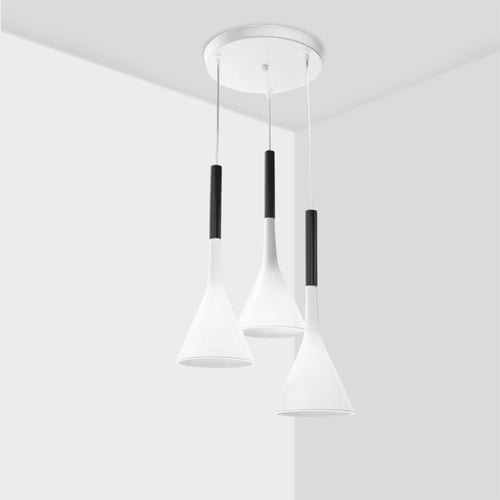 انارة علاقي ثلاثي ابيض كافيهات ومطابخ الماستر