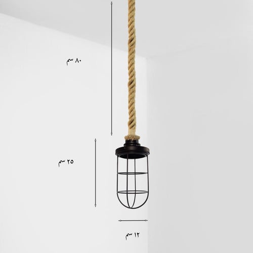 اضاءة علاقي حبل مفرد