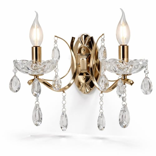 انارة جداري كلاسيك كريستال الشموع