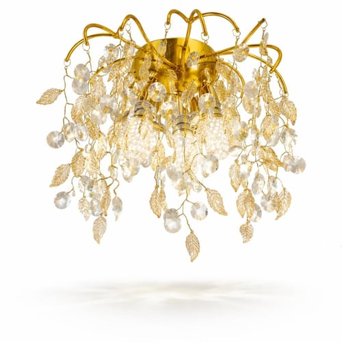 انارة جدارية بستايل الاوروبي اللون الذهبي