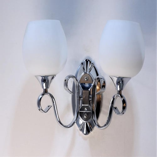 ابليك جداري مودرن كلاسيك فضي لامع