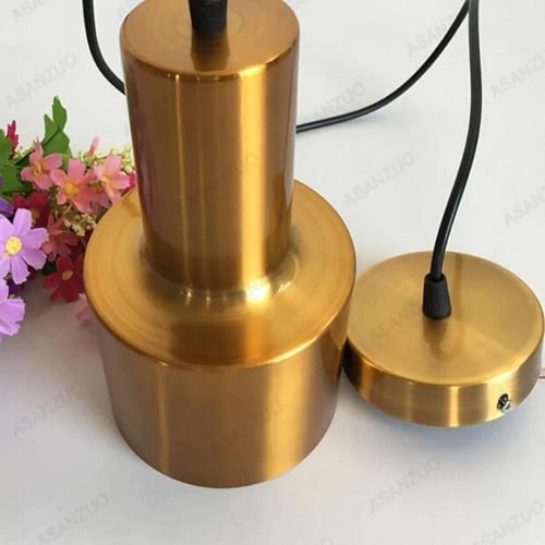 انارة علاقي مودرن ذهبي دائري