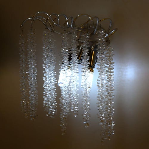 انارة جدارية بتصميم حصري باللون الفضي