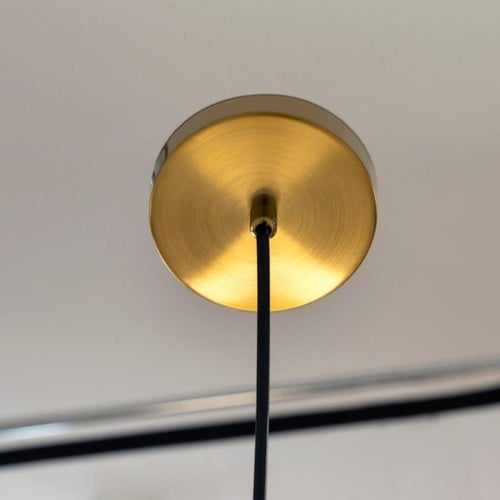 انارة علاقي مودرن ذهبي بشكل هندسي مثلث