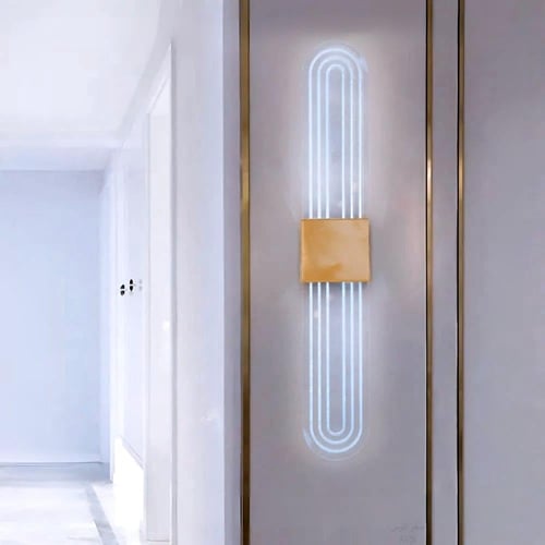 انارة جدارية داخلية ليد ذهبي