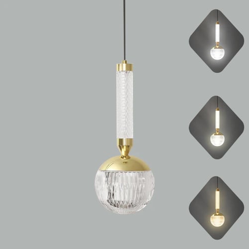 اضاءة عصرية ذهبي لامع بتصميم أنيق وجذاب