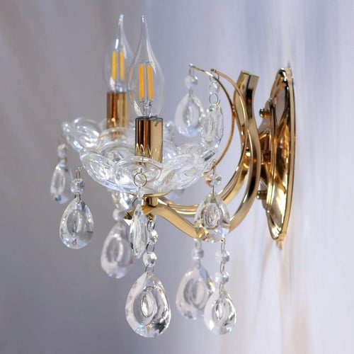 انارة جداري كلاسيك كريستال الشموع