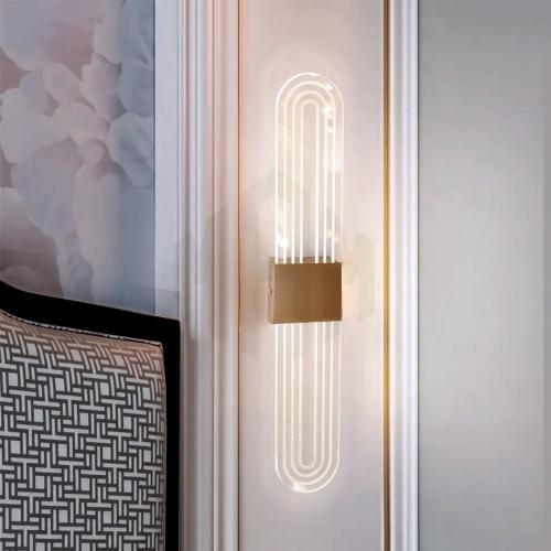 انارة جدارية داخلية ليد ذهبي