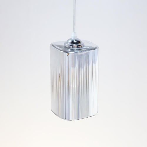 انارة علاقي 3D مفرد بالفضي لامع