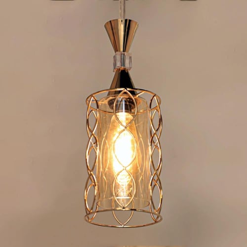 اضاءة علاقي ذهبي لامع