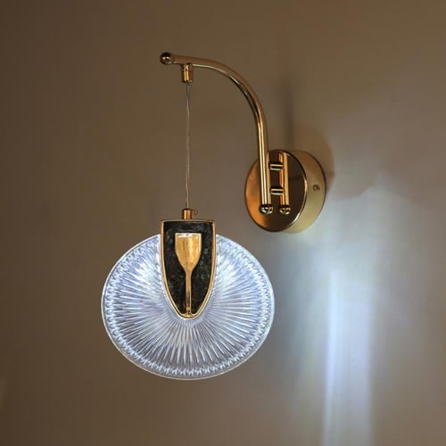 ابليك جدارية الذهبي لامع بــثلاث اضاءة