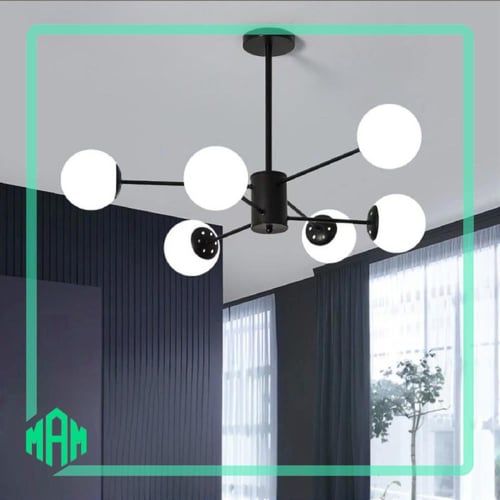 ثريا مودرن بــ6 كورة ابيض ثلجي