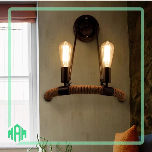 انارة جداري حبل مزدوج